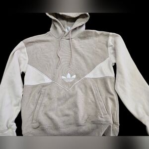 Adidas Tan and Cream Hoodie